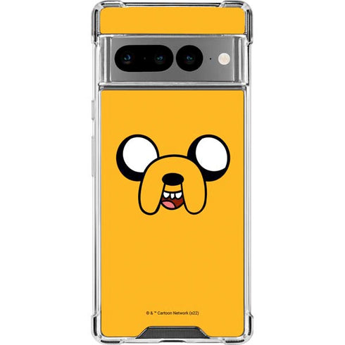 Adult Swim Adventure Time Jake The Dog Google Pixel 7 Pro Clear Case